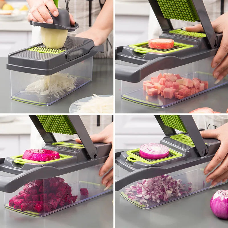 Picador de Verduras Multifuncional 14 en 1