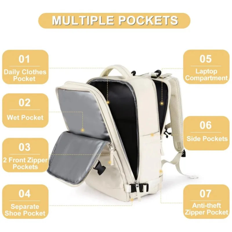 Mochila amplia para viaje