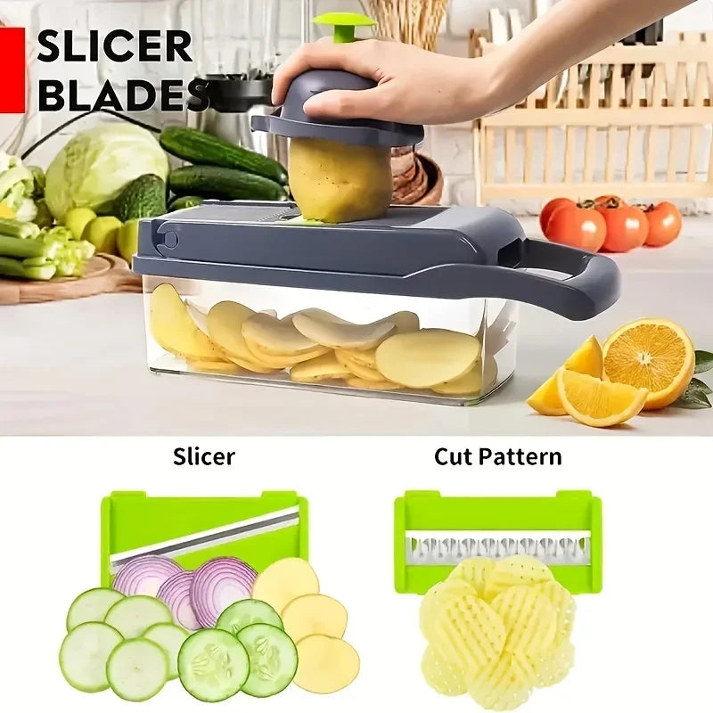 Picador de Verduras Multifuncional 14 en 1