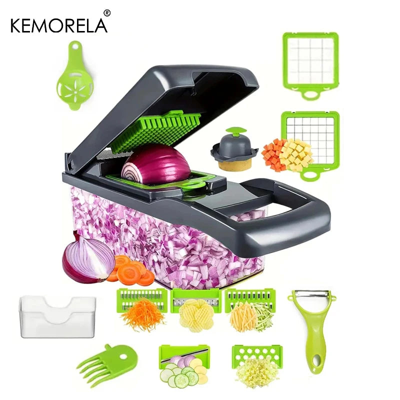 Picador de Verduras Multifuncional 14 en 1