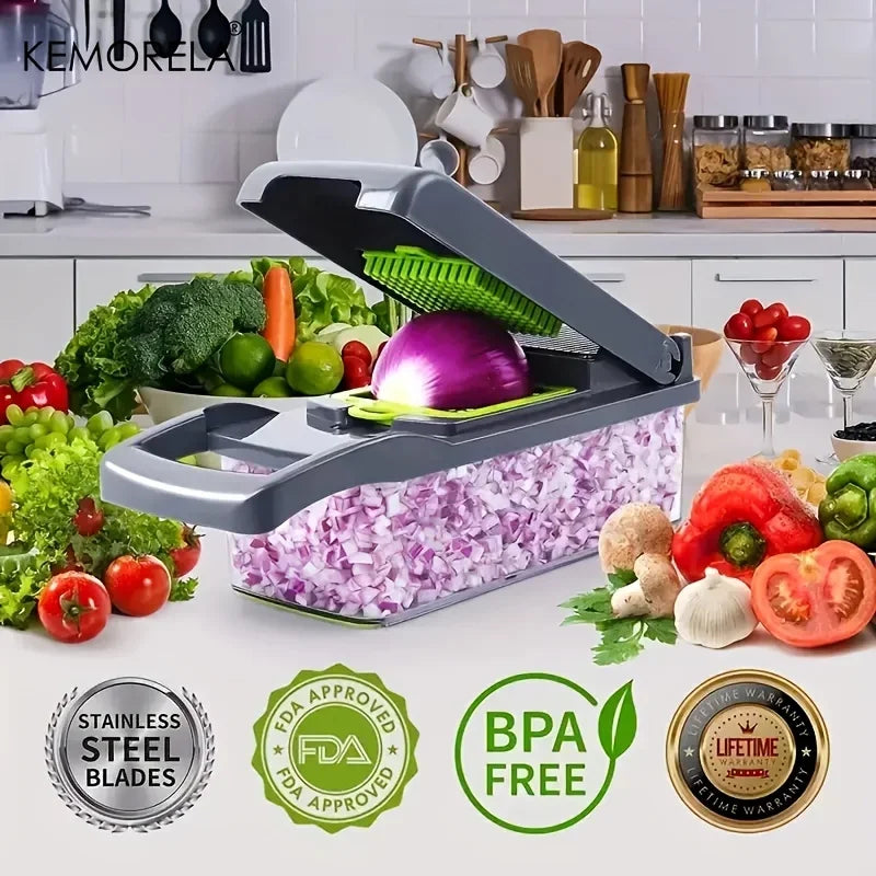 Picador de Verduras Multifuncional 14 en 1