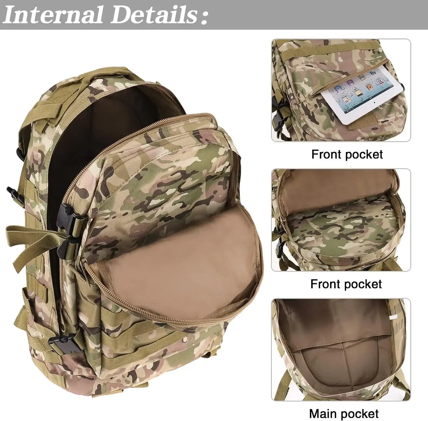 Mochila grande para trabajo o viaje