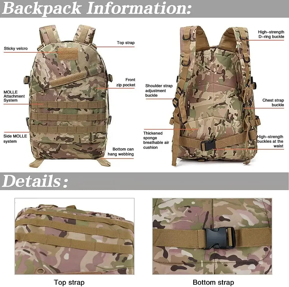 Mochila grande para trabajo o viaje